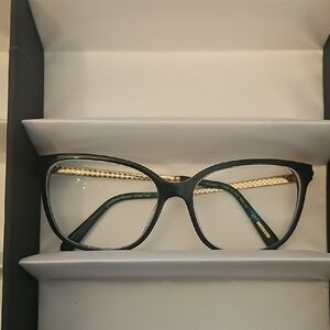 Chopard Black and Gold Women's Glasses